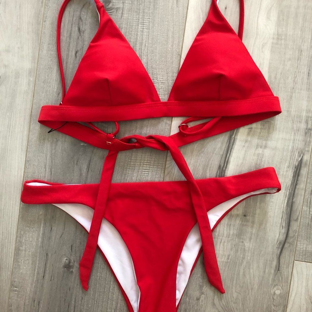 Red Bikini Set - image 1